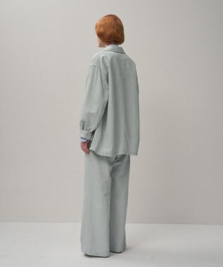 ATON COTTON LINEN KATSURAGI | ワークジャケット DULL SAX