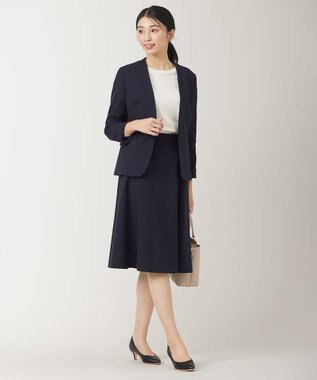 ANY SIS 【洗える】ウールブレンドプチジュエル調 ニット アイボリー