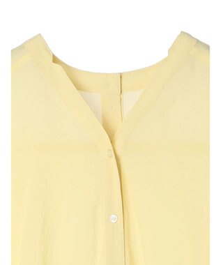 AMERICAN HOLIC バックギャザーＶネックシアーシャツ Light Yellow