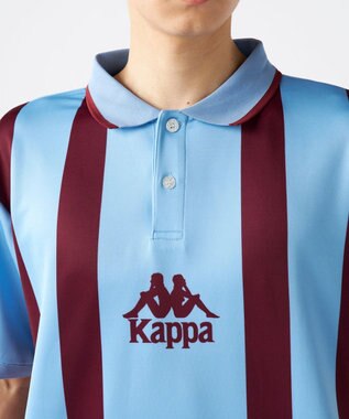 OP／FILA 【Kappa】カジュアルストライプゲームシャツ ブルー