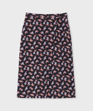 Paul Smith 【オンラインショップ限定】Mini Burle Paisley スカート ブラック