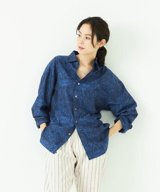 JOSEPH ABBOUD MOUNTAIN 【SPACE】OGジャガード シャツ