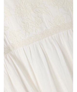CRAFT STANDARD BOUTIQUE ２ＷＡＹインドコットン刺繍ワンピース Off White