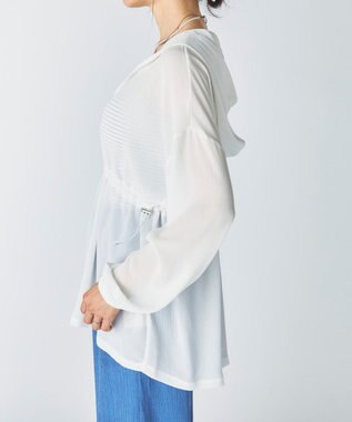 OP／FILA 【Ocean Pacific】シアーウエスト切り替えプルオーバー ホワイト