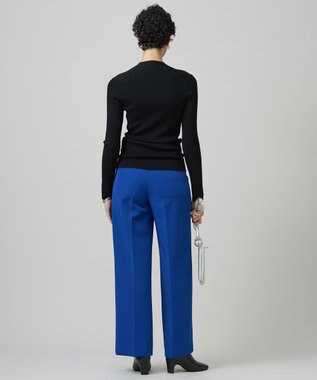 ICB 【新色追加・洗える】エクストラファインメリノ Vネックプルオーバー ブラック系