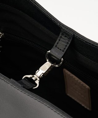 russet スムースレザートートバッグ(CE-1677) Black