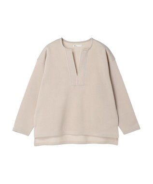 CRAFT STANDARD BOUTIQUE ニットフリースキーネックプルオーバー Ivory