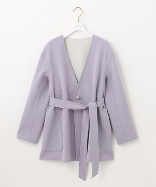 ANY SIS 【2WAY・リバーシブル】スプリングショートリバー コート ライトグレー