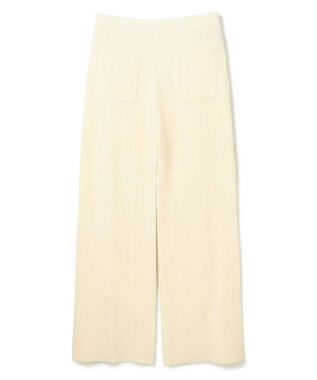 uncrave ハイゲージニット フレアパンツ オフ