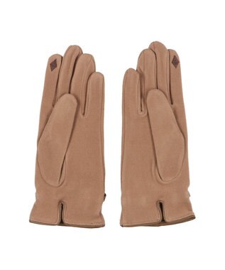 UNBILLION カシュネ cache nez / ビット金具付きジャージー手袋 ブラウン