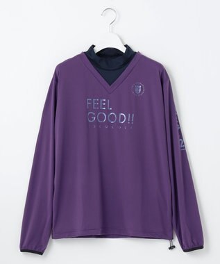 23区GOLF 【UNISEX】【ストレッチ/撥水/防風】マルチウェイスニード パープル系