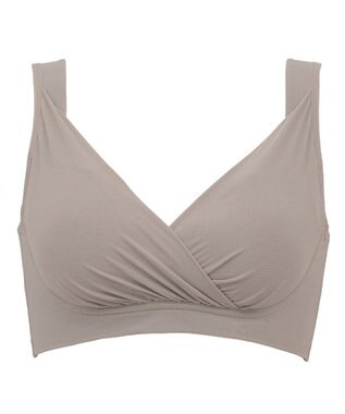 BRADELIS New York 【BRADELIS Me / ノンワイヤー】オールインワンライトブラ 軽い着け心地で快適に補正するブラジャー 谷間メイク ダークグレージュ