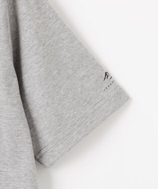 JOSEPH ABBOUD MOUNTAIN 【MADE IN JAPAN/吸水速乾/男女兼用】プレーティング天竺アウトドア Tシャツ ライトグレー系