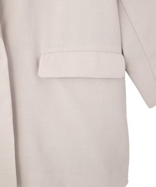YECCA VECCA リネンライクジャケット Light Gray