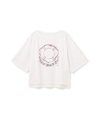 GRACE CONTINENTAL プリントトップ ホワイト