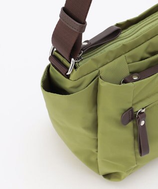 LA BAGAGERIE 【MONICA】ラウンドショルダーバッグ グリーン