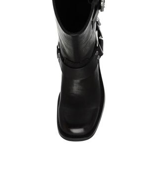 STEVE MADDEN EN-ROUTE ミドル丈エンジニアブーツ ブラック