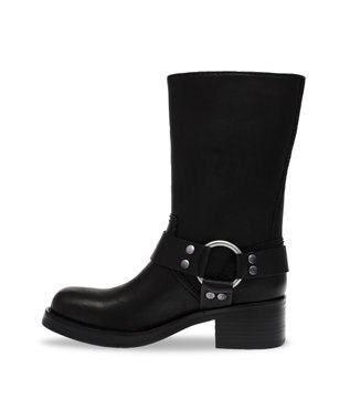 STEVE MADDEN EN-ROUTE ミドル丈エンジニアブーツ ブラック