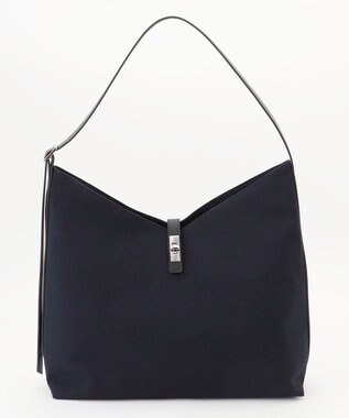 ICB リネン混ワンショルダー ネイビー系