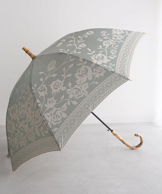 槇田商店 Kirie バラ セイジグリーン 長傘 セージ