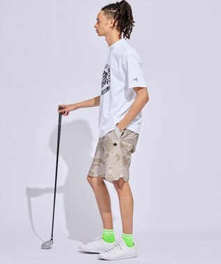 PW CIRCULUS 【MEN】WATER SURFACE プリントショーツ ゴルフ ベージュ系5