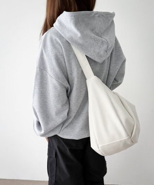 WEGO 【ユニセックス着用ITEM】タックポケットBIGショルダー ホワイト