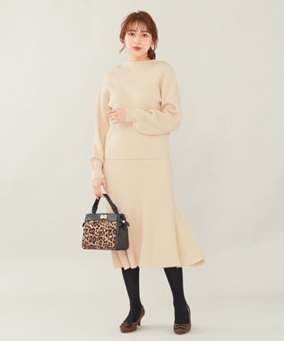 ANY SIS 【セットアップ対応】Puresleekマーメイドニット スカート アイボリー