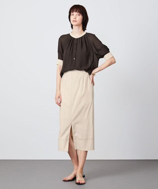 BEIGE， BOUIN / ブラウス Bista x Ecru