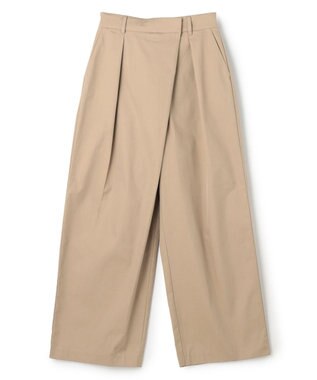 UNFILO L アシンメトリー ラップパンツ ベージュ