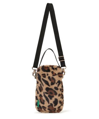 LeSportsac FUR MINI PHONE CROSSBODY/レオパードフラッフィーファー レオパードフラッフィーファー