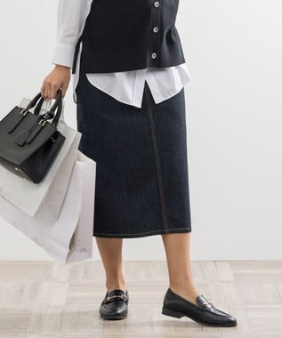 ONWARD Reuse Park 【23区】スカート春夏 ネイビー