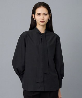 自由区 L 【カタログ掲載】ナチュラルタッチボウタイ ブラウス