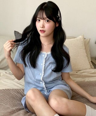 WEGO ワンカラーセットアップルームウェア