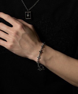 WEGO Mモチーフチェーンブレス シルバー