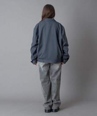 WEGO 【ユニセックス着用ITEM】ダブルポケットショートジャケット ブルーその他