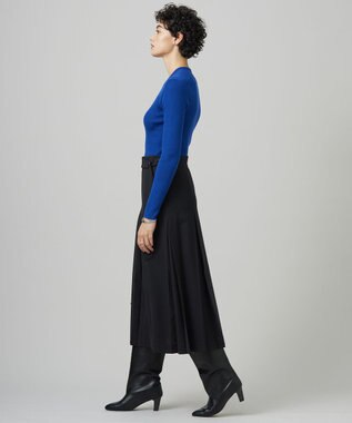 ICB 【新色追加・洗える】エクストラファインメリノ Vネックプルオーバー ロイヤルブルー系