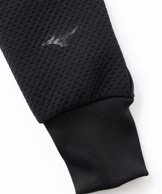 UNFILO 【ミズノ×UNFILO】ブレスサーモ リップルキルト プルオーバー ブラック