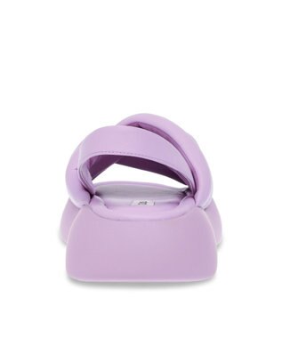 STEVE MADDEN HAZZIE 厚底パフィーストラップサンダル ラベンダー