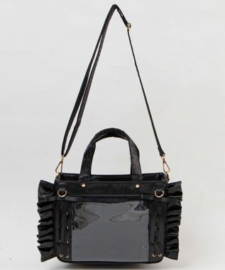 WEGO 【痛バ＆推し活グッズ】きらめきレースアップフリル痛ショルダー