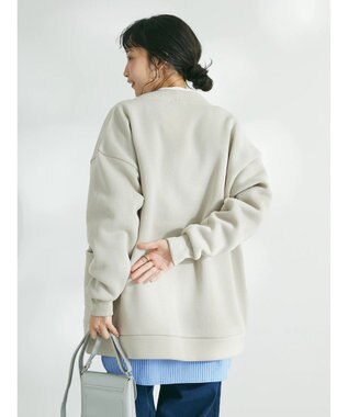 CRAFT STANDARD BOUTIQUE ニットフリースＶネックカーディガン Ivory