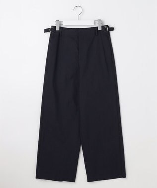 J.PRESS LADIES S TCリネン ドライツイル ストレート パンツ ネイビー系