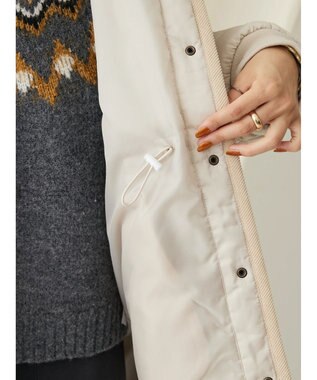 CRAFT STANDARD BOUTIQUE キルティングミドル丈コート Ivory