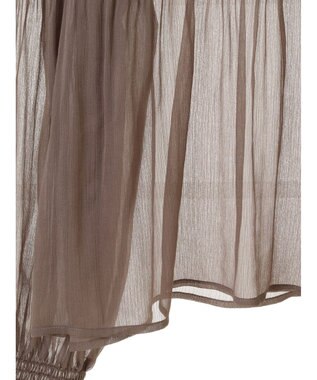 earth music&ecology マジョリカプリーツシアープルオーバー Mocha