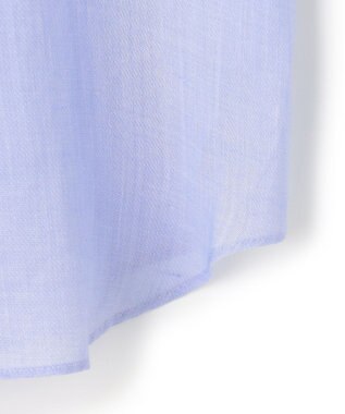 BEIGE， HALITE / リネンシアー オーバーサイズシャツ Sax