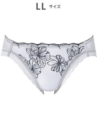 WACOAL ショーツ 【夏めくブラ】 BXB475とペア はきこみ丈あさめ やわらかく伸びる(バック) 夏 レディース PXB175 /ワコール グレー