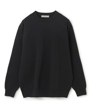 UNFILO MENS スマートニット プルオーバー ブラック