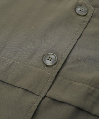 Green Parks シアーミリタリーベスト Black