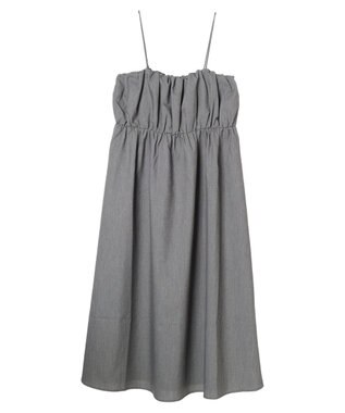 Green Parks ・ＥＬＥＮＣＡＲＥ　ＤＵＥ　ギャザーキャミワンピース Gray