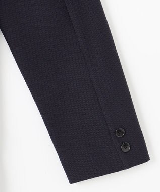 J.PRESS MEN 【KING SIZE】【ウォッシャブル】コンフィーリンクス ニットジャケット ネイビー系