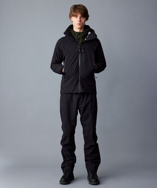 JOSEPH ABBOUD MOUNTAIN 【ストレッチ/撥水/軽量/パッカブル/ライナードッキング対応】2WAYストレッチ ダウン パーカー カーキ系